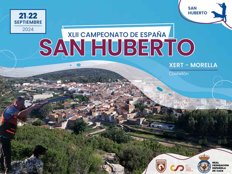 CASTELLÓN CORONARÁ A LOS CAMPEONES DE ESPAÑA DE SAN HUBERTO 2024