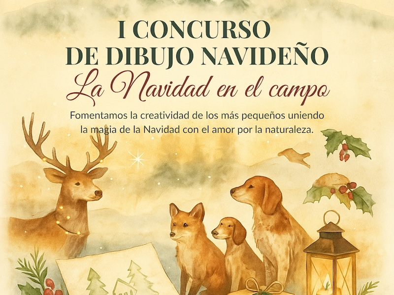 LA FEDERACIÓN RIOJANA DE CAZA LANZA SU PRIMER CONCURSO DE DIBUJO NAVIDEÑO