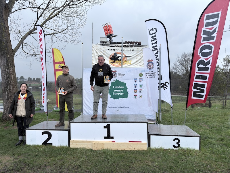 Luis Carlos Sanz se proclama segundo en Veteranos en la Copa de España de Recorridos de Caza