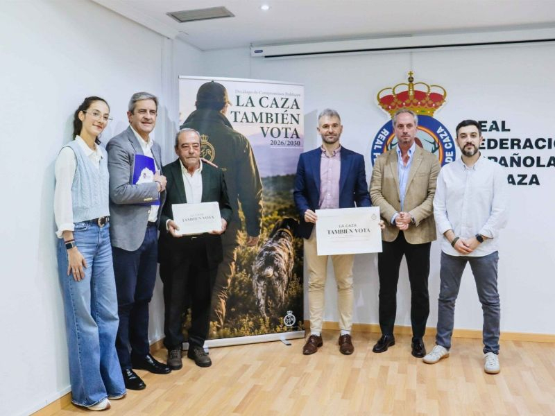 La RFEC lanza «La Caza También Vota» ante las elecciones generales con el respaldo de la Federación Riojana